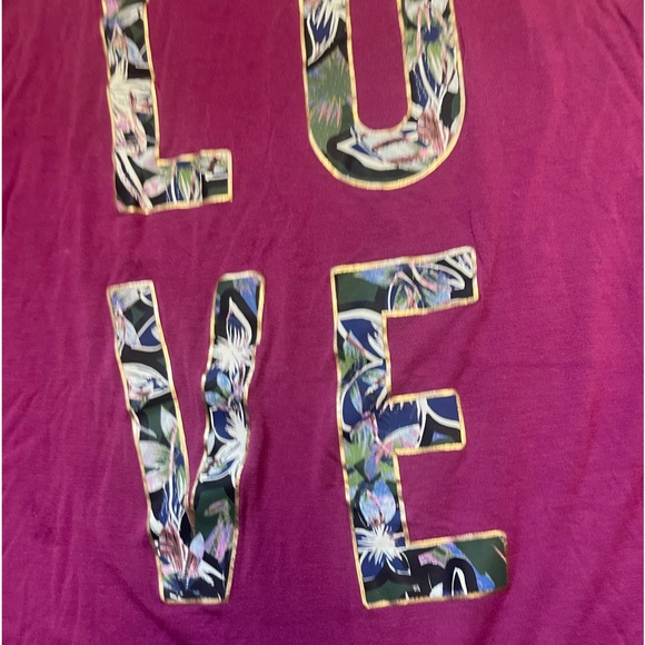 Betsy Johnson LOVE Womens Activewear Tank Top - Picture 2 of 6